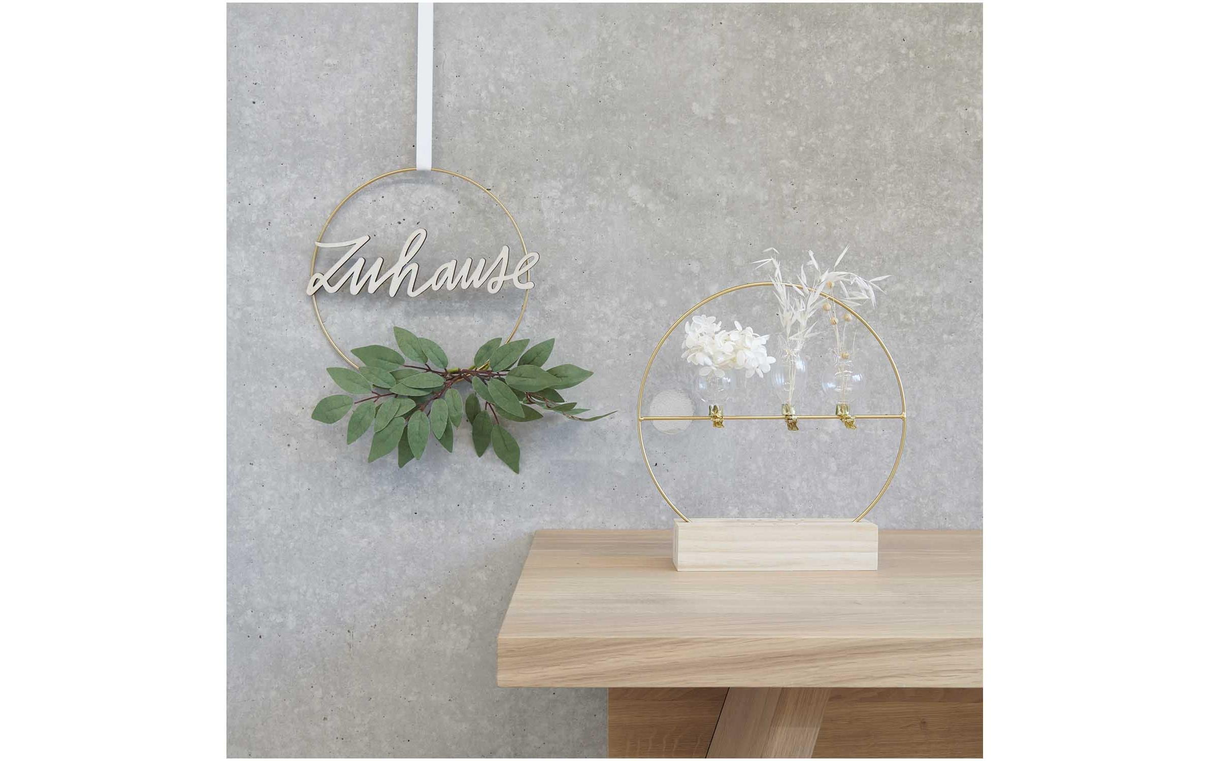 Rico Design Metallring mit Querstrebe Gold, 25 cm Rico Design Metallring mit Querstrebe Gold, 25 cm