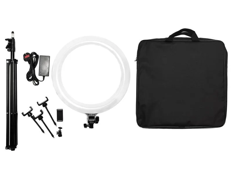 Rio Dimmbares LED Ring Light Make-up & Vlogging RL18 Ø 45 cm