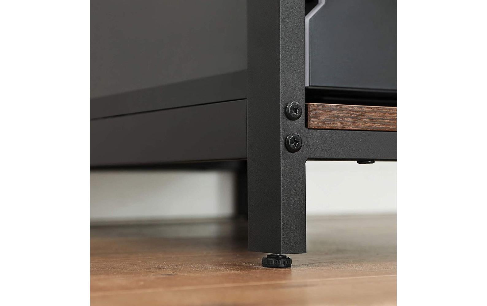 Songmics Tisch LWD55X Vintagebraun-Schwarz