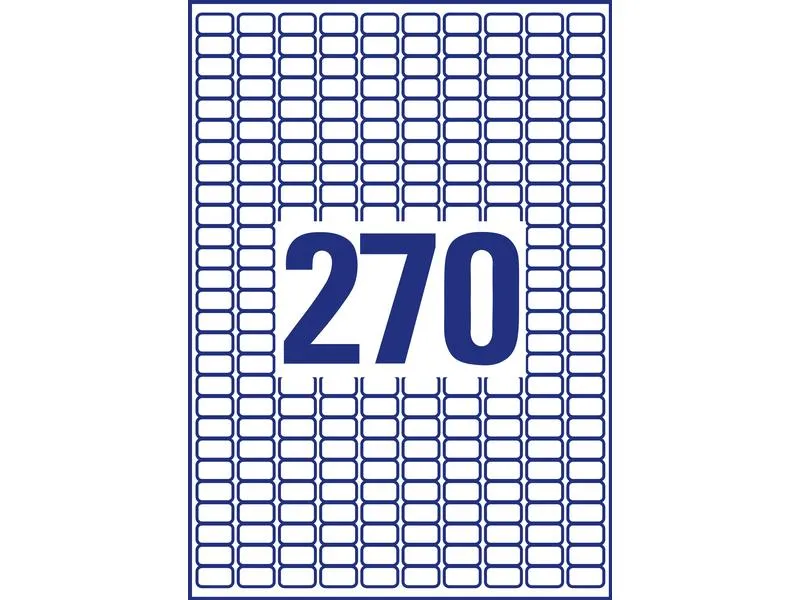 Avery Zweckform Mini-Etiketten Stick + Lift 17.8 x 10 mm, 30 Blatt