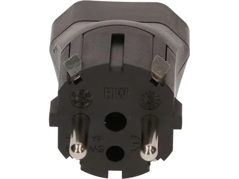Max Hauri Fixadapter Schuko – Typ 21 für Power Stations schwarz Max Hauri Fixadapter Schuko – Typ 21 für Power Stations schwarz
