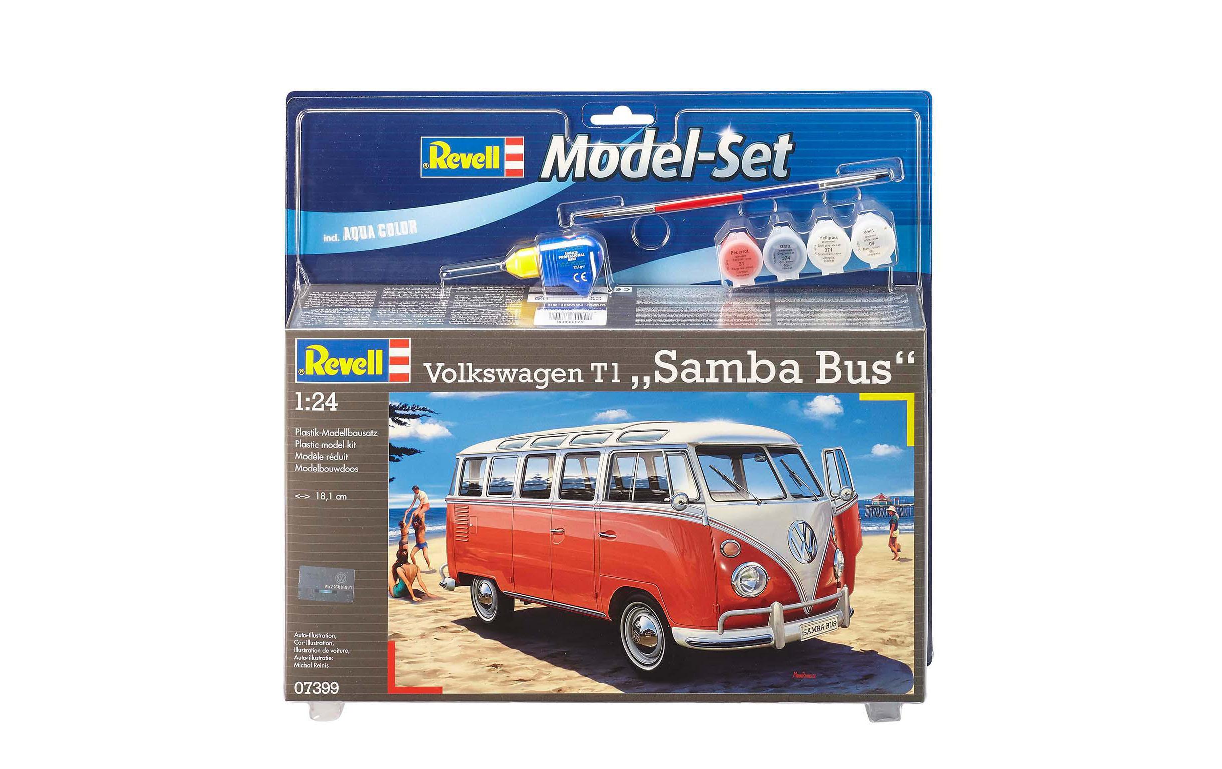 Revell Bausatz Model-Set VW T1 Samba Bus 1:24