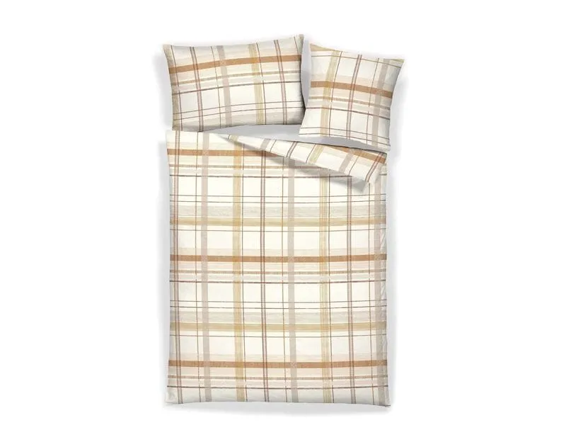 Home Fashion Duvetbezug Flanell bedruckt Karo 200 x 210 cm Home Fashion Duvetbezug Flanell bedruckt Karo 200 x 210 cm