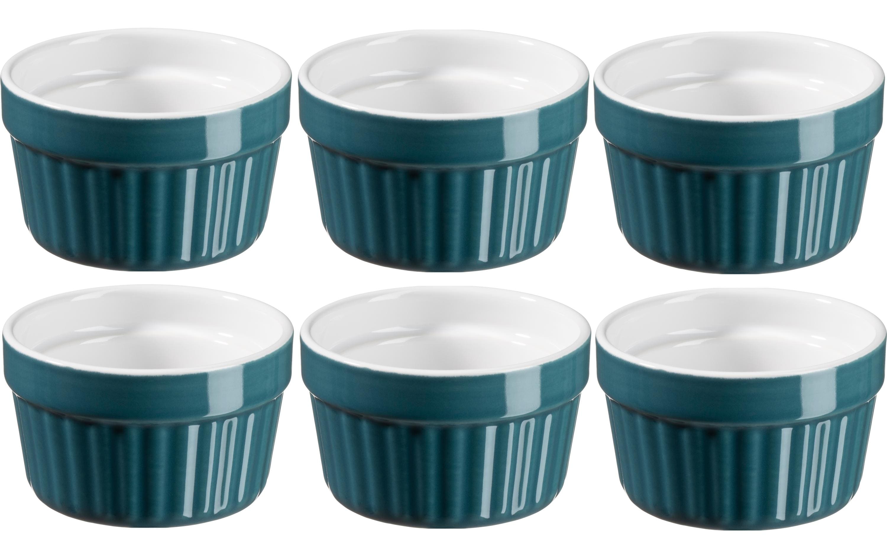 Mäser Auflaufform-Set OMEA 9.5 cm, 6 Stück, Petrol