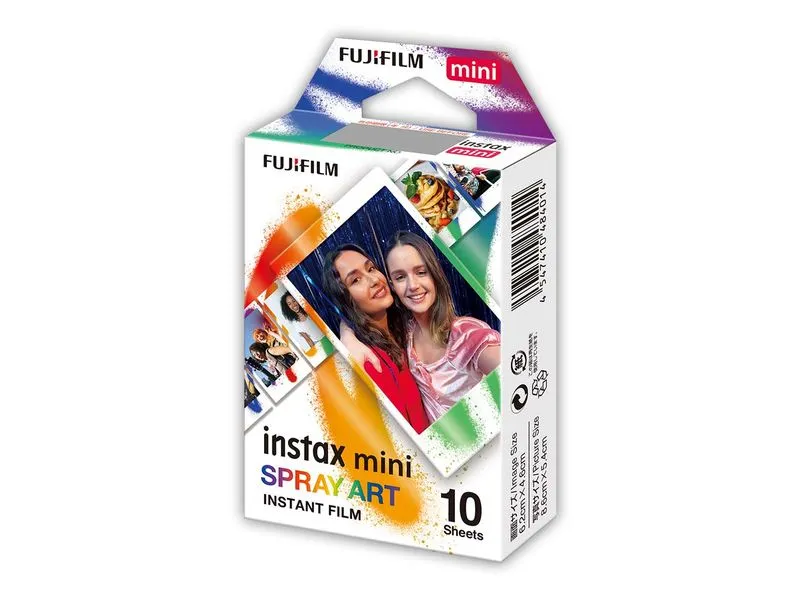 Fujifilm Sofortbildfilm Instax Mini 10 Blatt Spray Art