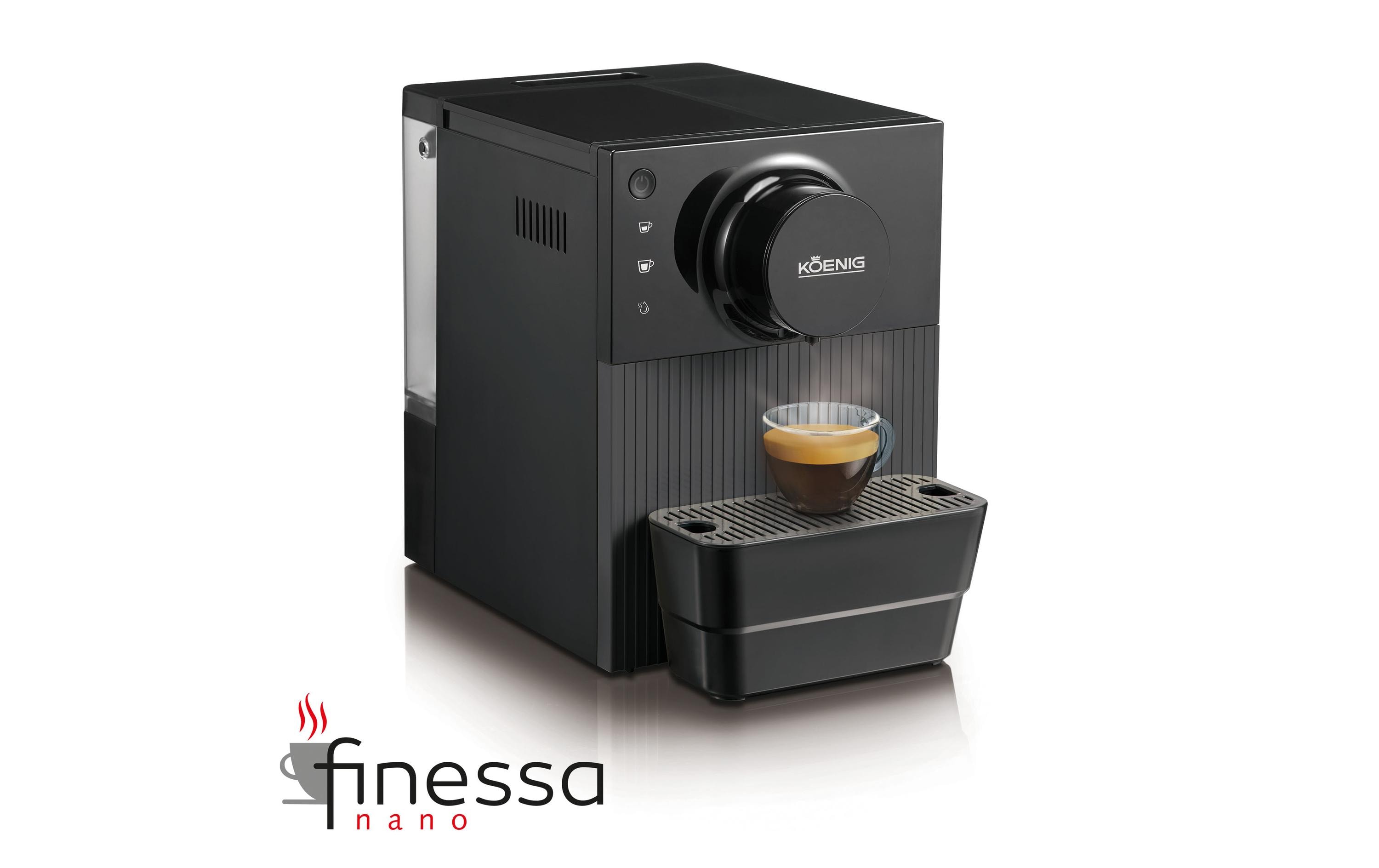 Koenig Kaffeevollautomat Finessa Nano Dunkelgrau