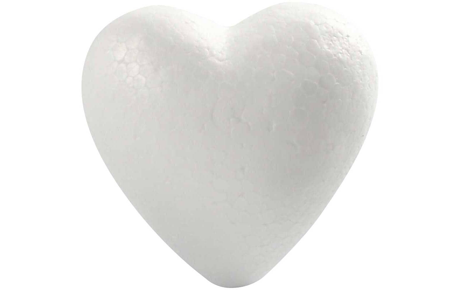 Creativ Company Styropor-Herzen 50 Stück, Weiss