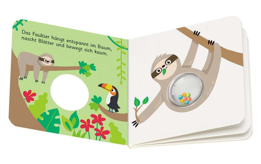 play+ Bilderbuch schütteln, rasseln, spielen: Erste Tiere