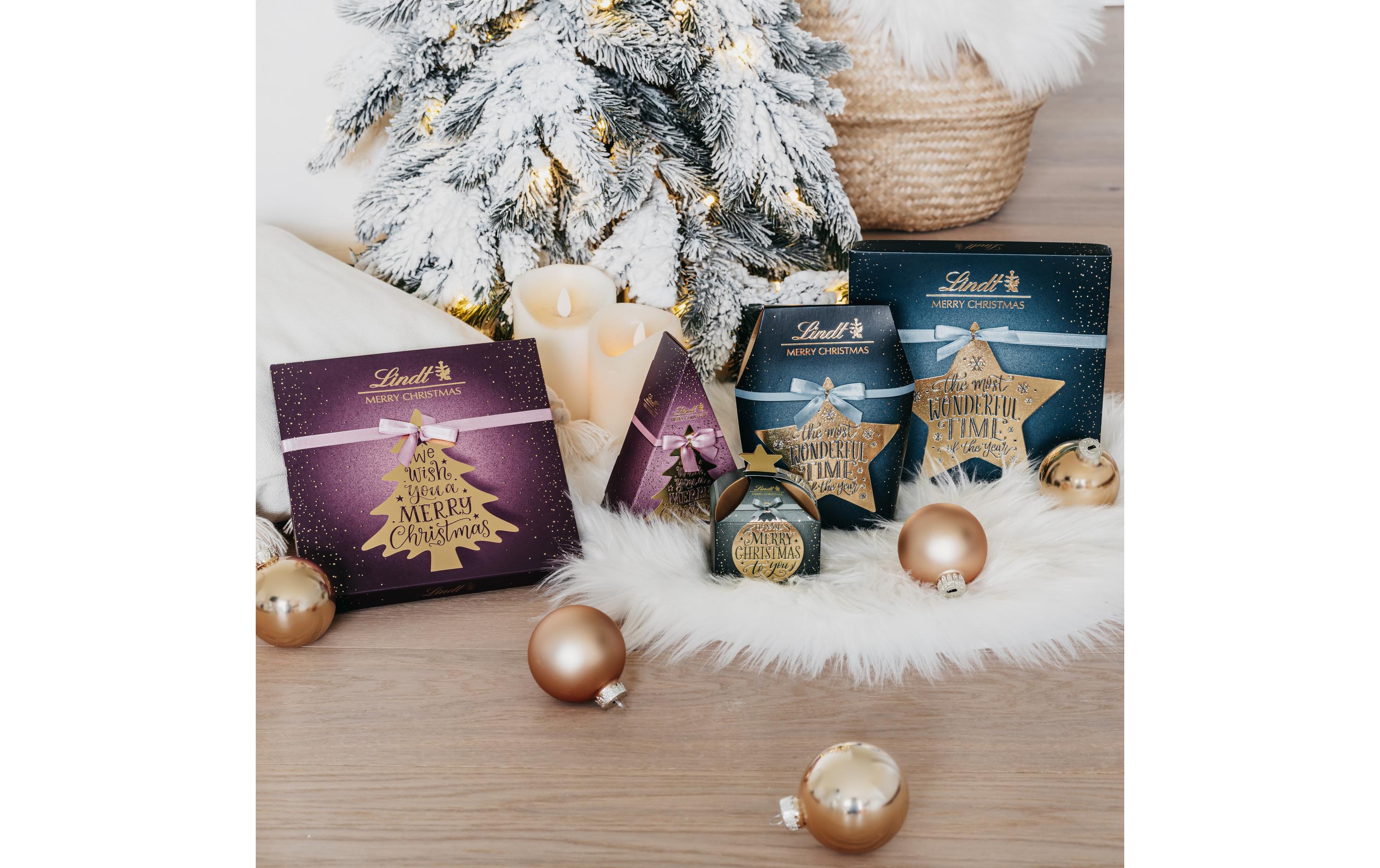 Lindt Pralinés Kalligrafie Tanne Assortiert Weihnachten 105 g