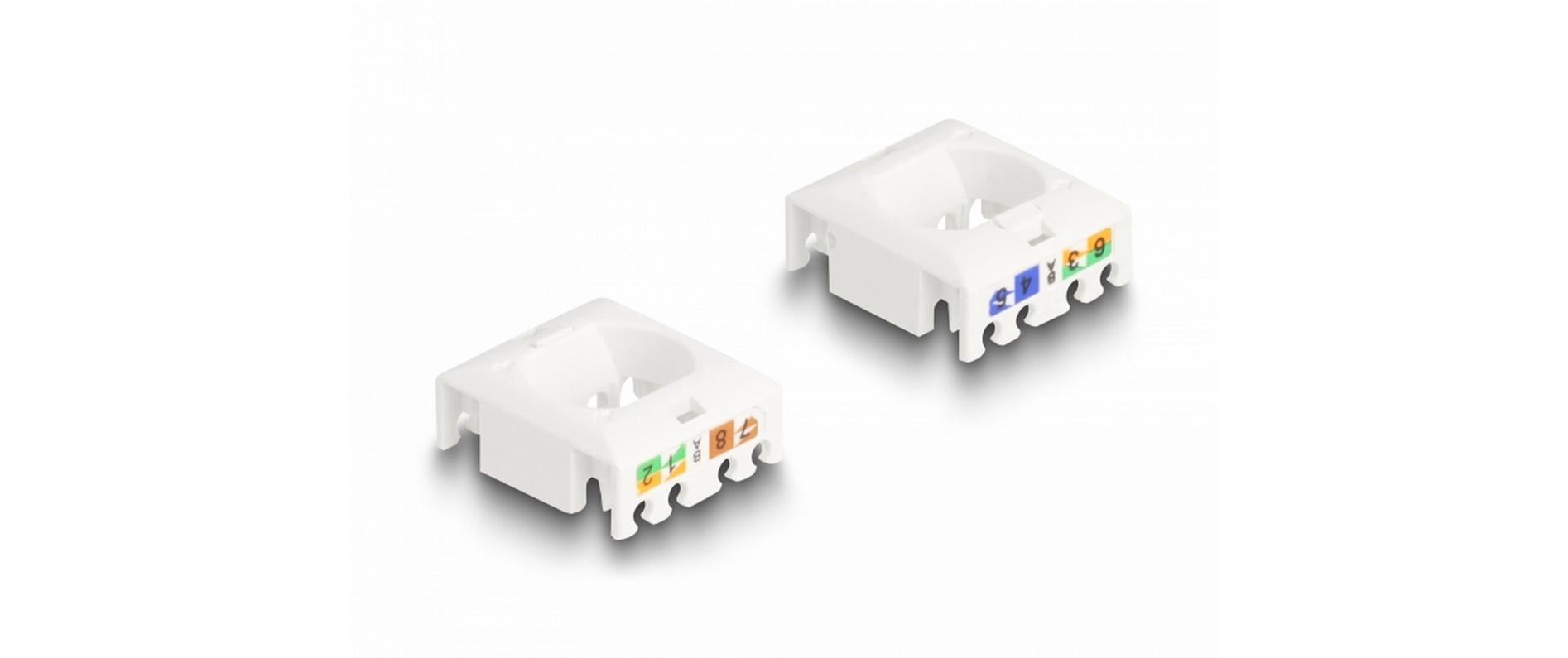 Delock Keystone-Modul RJ45 zu LSA Cat.6A STP