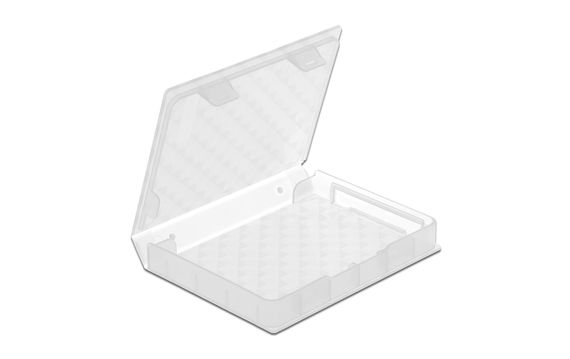Delock Schutzgehäuse für 2.5″ HDD / SSD Transparent Delock Schutzgehäuse für 2.5″ HDD / SSD Transparent