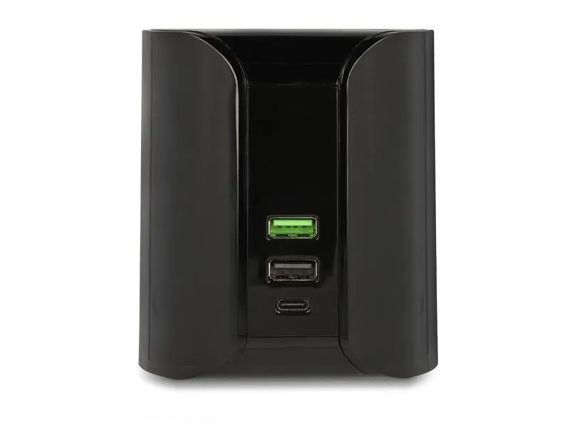 Delock Ladestation 1x USB Type-C, 2x USB Type-A mit Wireless