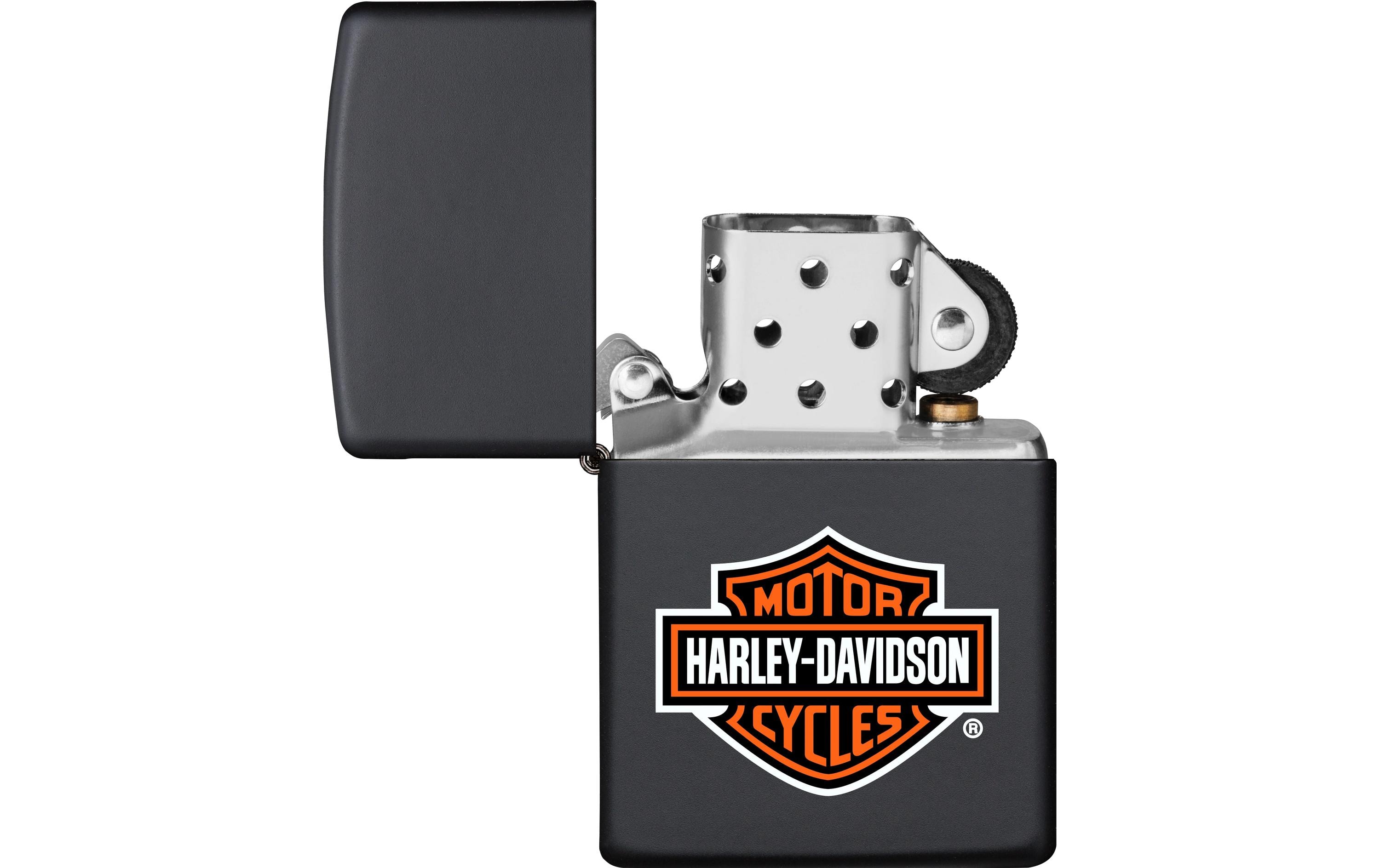 ZIPPO Harley Davidson Bar & Shield Schwarz