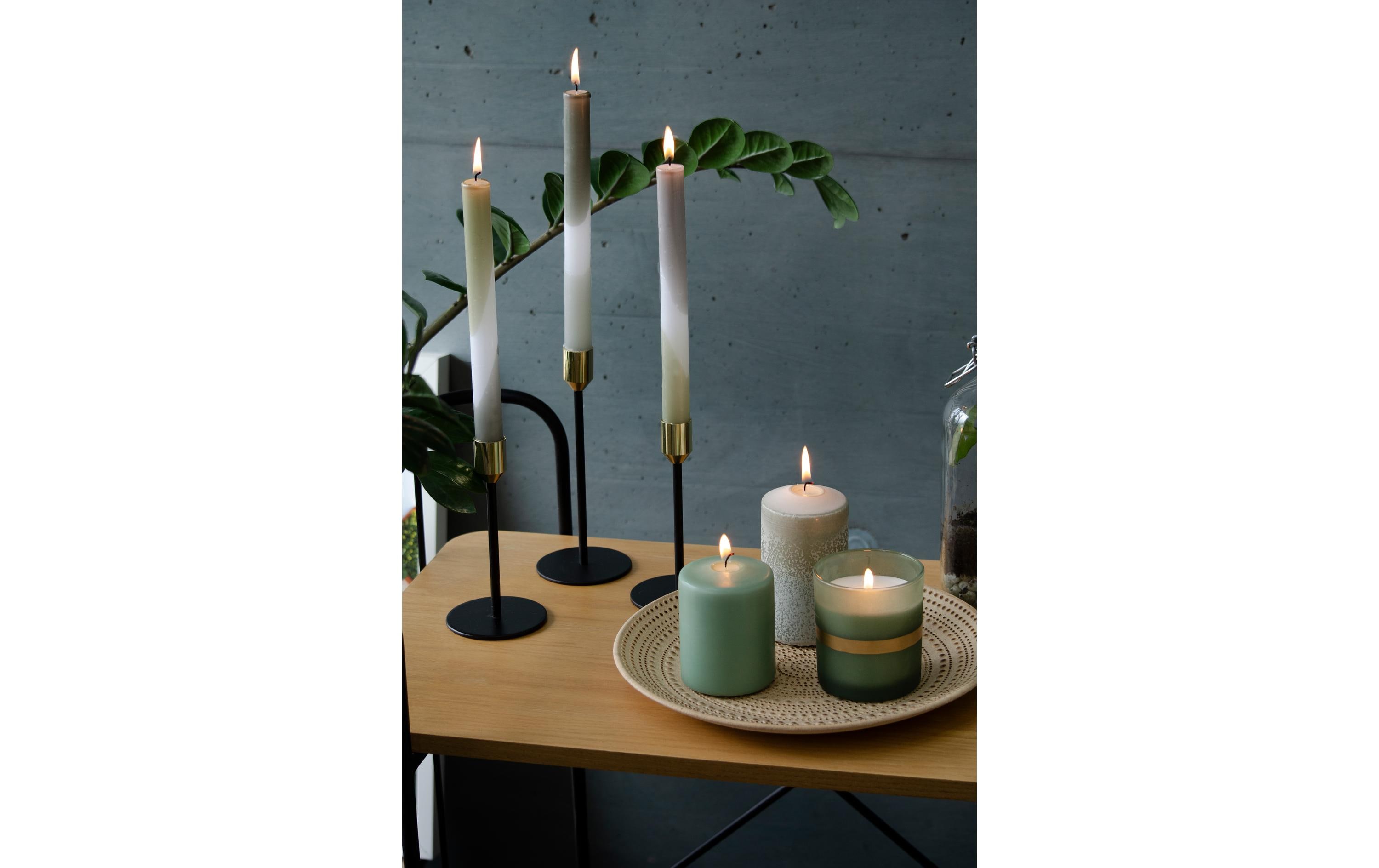 balthasar Kerze im Glas 10 x 10.5 cm, Rot