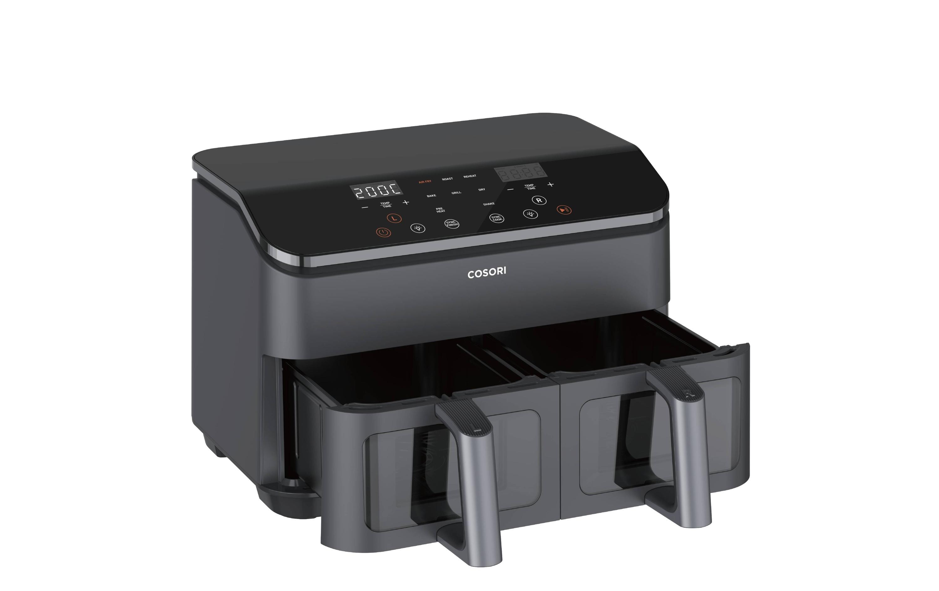 Cosori Heissluft-Fritteuse Dual Basket 8.5 l