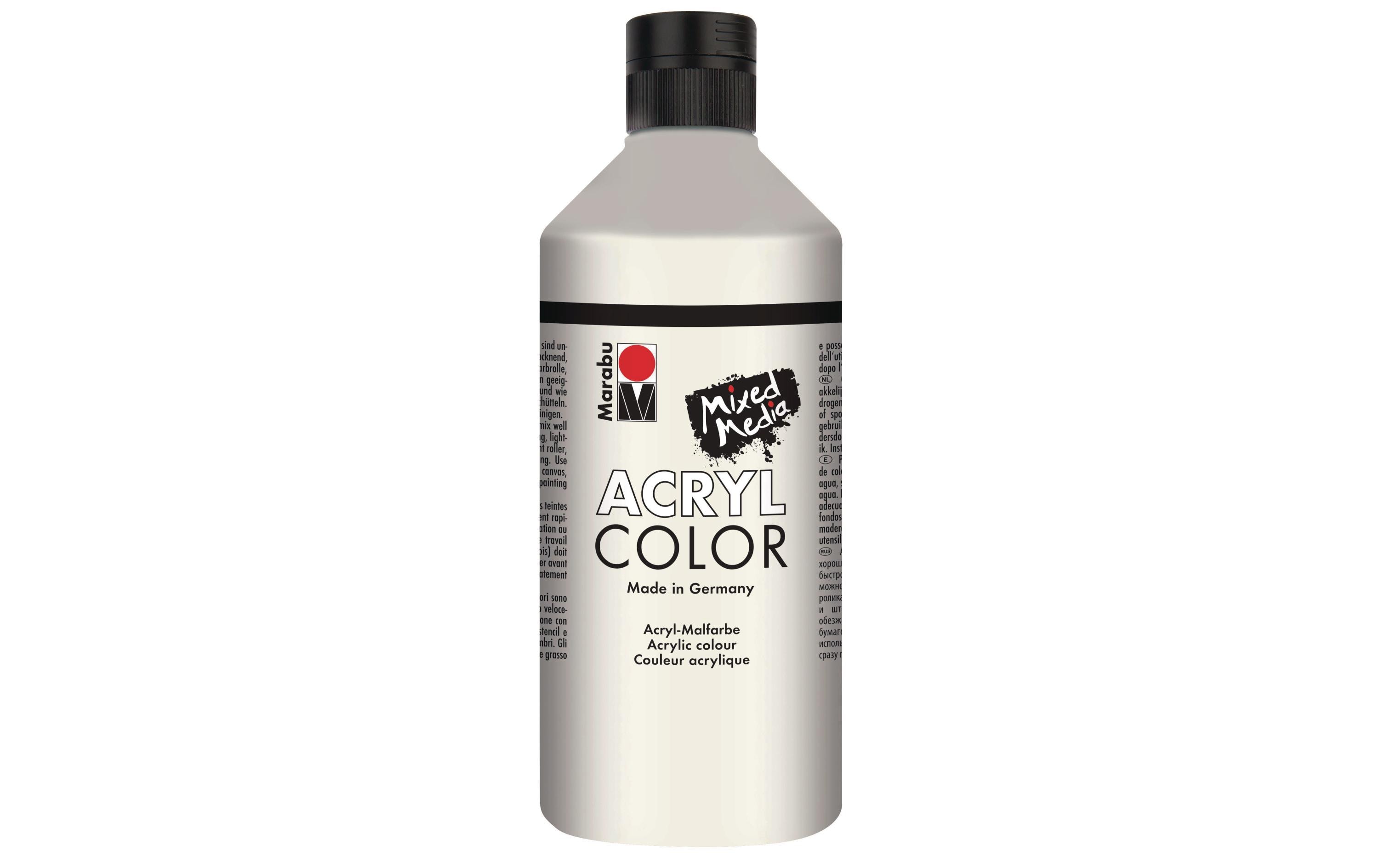 Marabu Acrylfarbe Acryl Color 500 ml Weiss