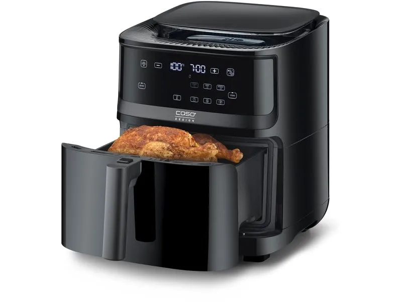 Caso Heissluft-Fritteuse AirFry & Steam 700 1.3 kg, Schwarz Caso Heissluft-Fritteuse AirFry & Steam 700 1.3 kg, Schwarz