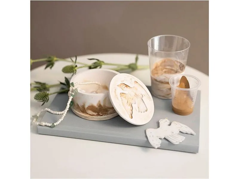 Creativ Company Giessharz mit Vorratsdose Beige Creativ Company Giessharz mit Vorratsdose Beige
