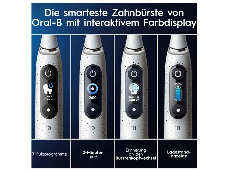 Oral-B Mikrovibrationszahnbürste iO Series 10 Weiss