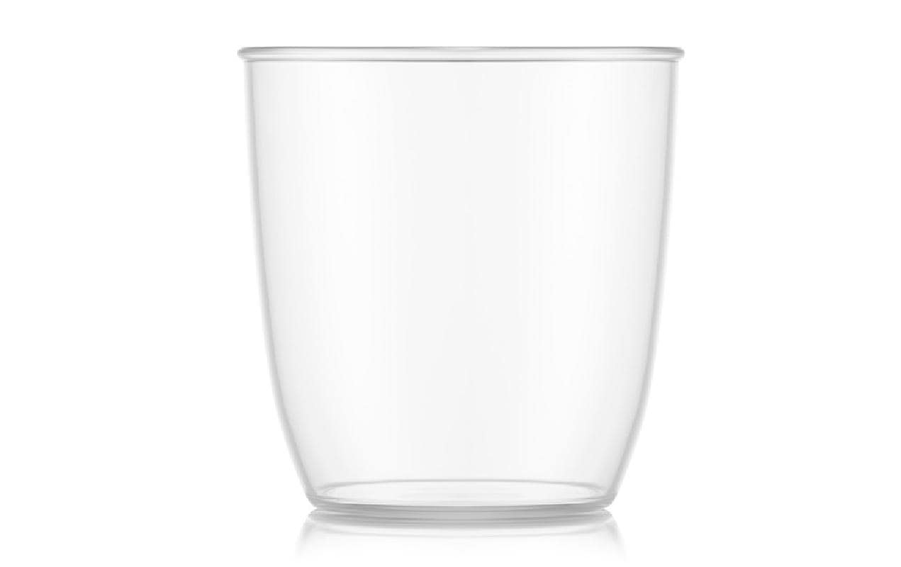 Bodum Outdoor-Becher Kvadrant 200 ml, Transparent, 4 Stück