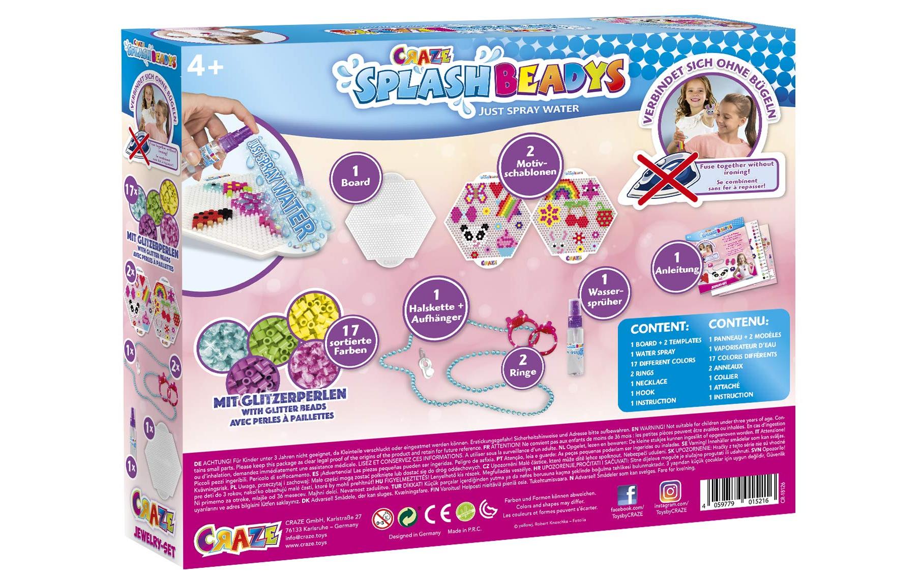 Craze Splash Beadys Playset Jewelry Mehrfarbig