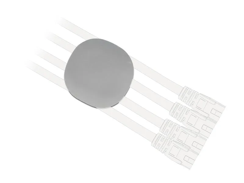 Delock Kabelhalter 14 x 25 mm, 3 Stück mit 4 Durchführungen Delock Kabelhalter 14 x 25 mm, 3 Stück mit 4 Durchführungen