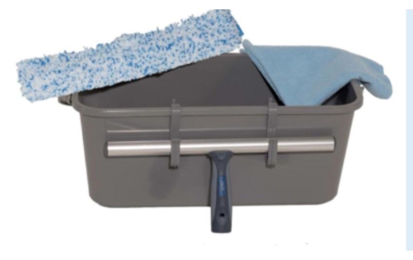 Edi Baur LEWI Fensterreinigungsset 4 in 1 Mehrfarbig