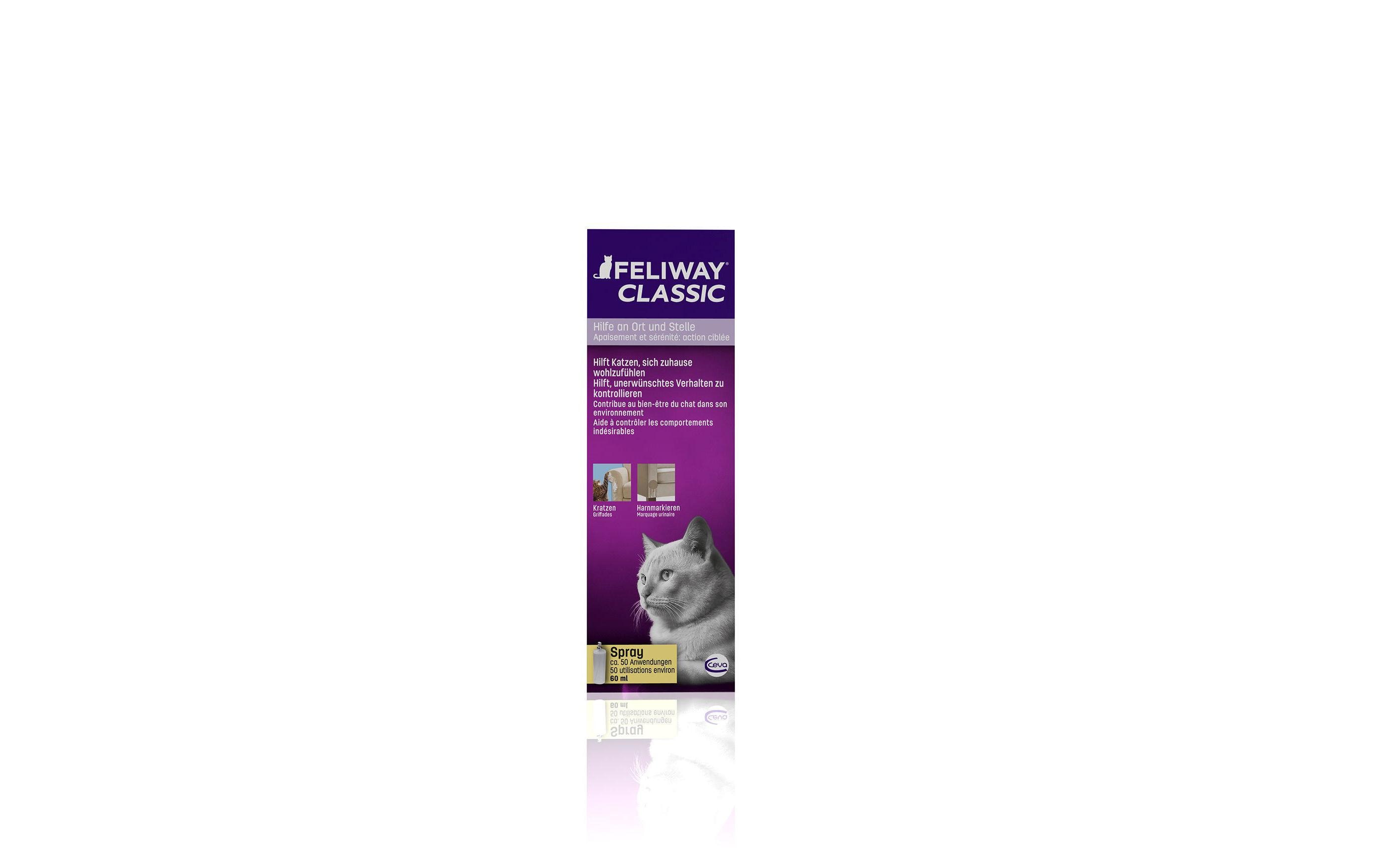 Feliway Wohlbefinden Classic Spray, 60 ml Feliway Wohlbefinden Classic Spray, 60 ml