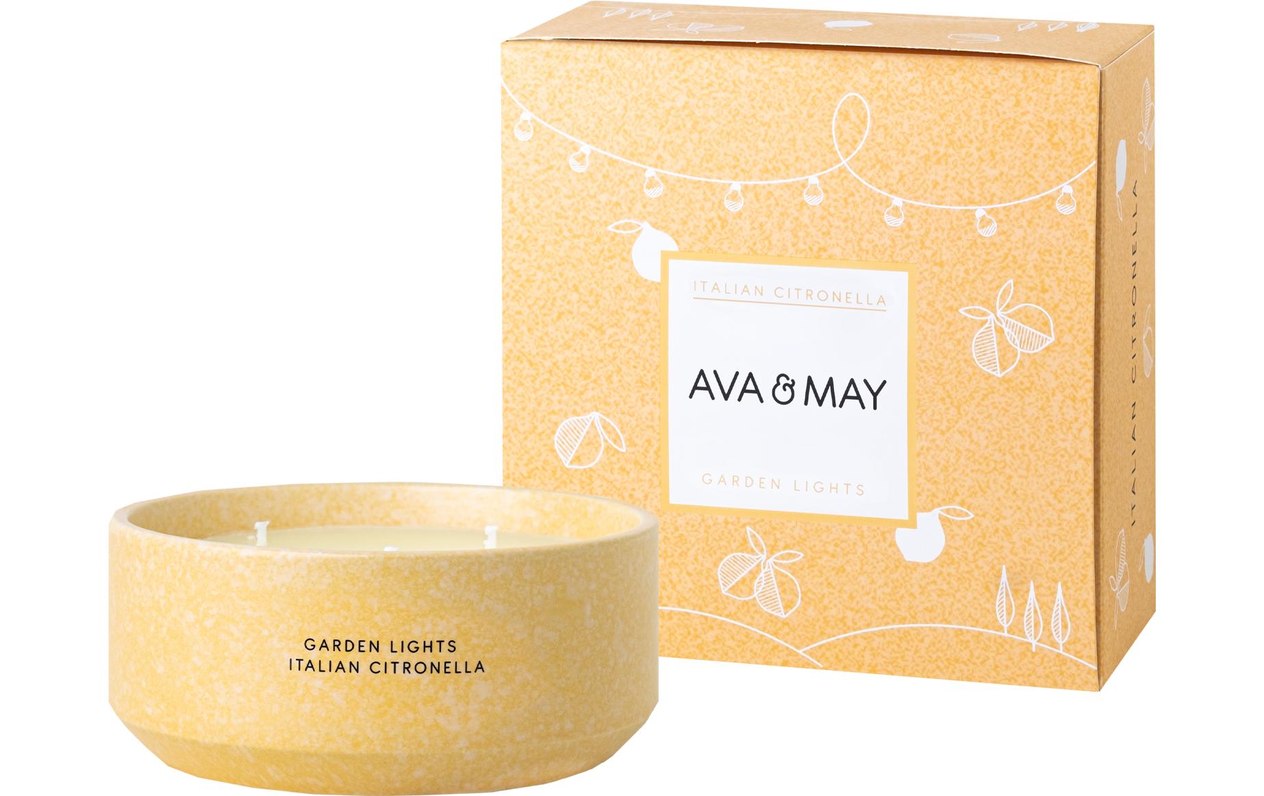 AVA & MAY Duftkerze Italian Citronella 450 g