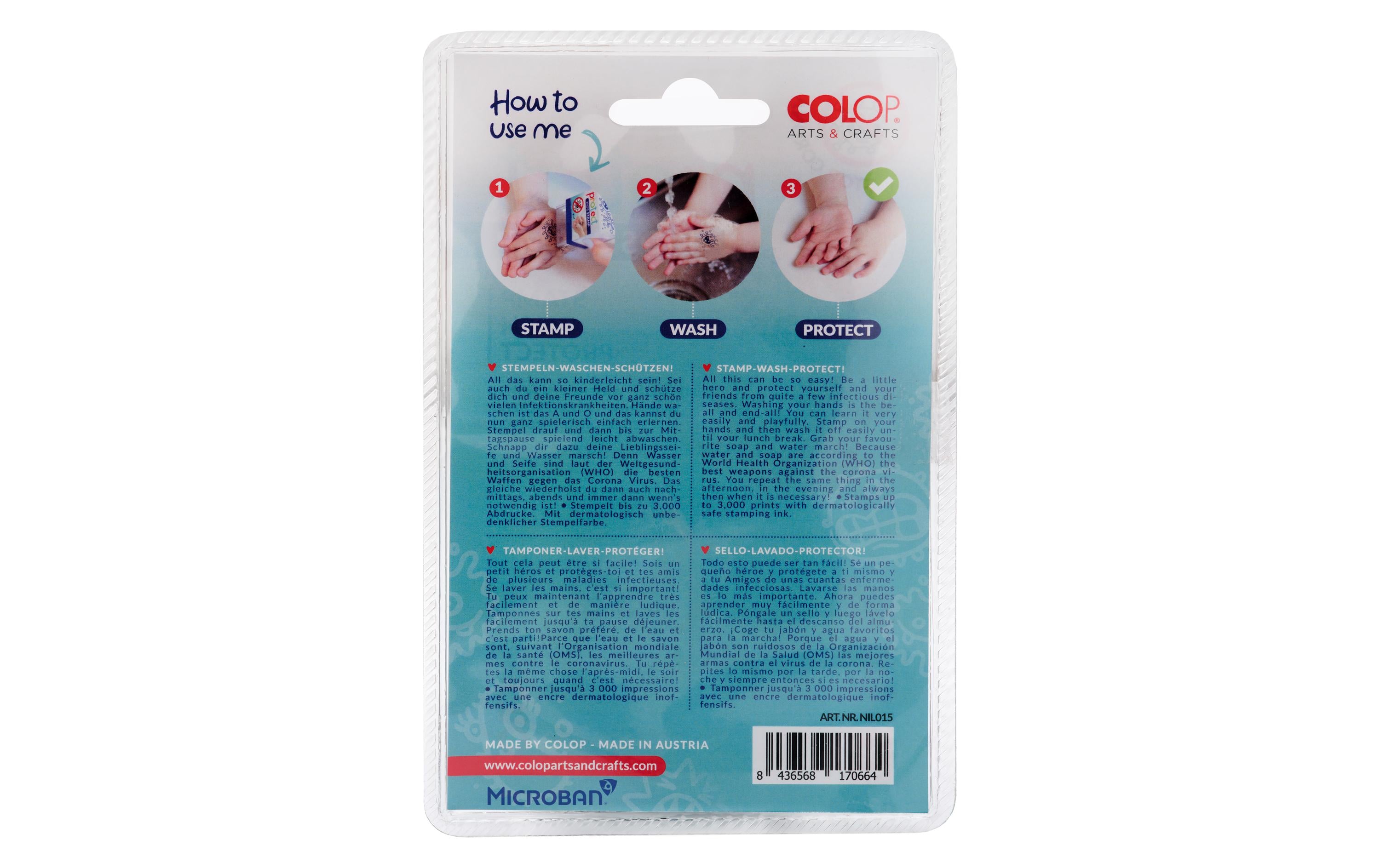 Colop Stempel Protect Kids Stamp Monster, 1 Stück