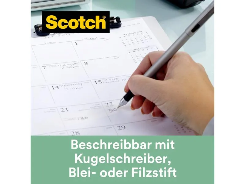 Scotch Tischabroller Magic 19 mm x 33 m, Schwarz