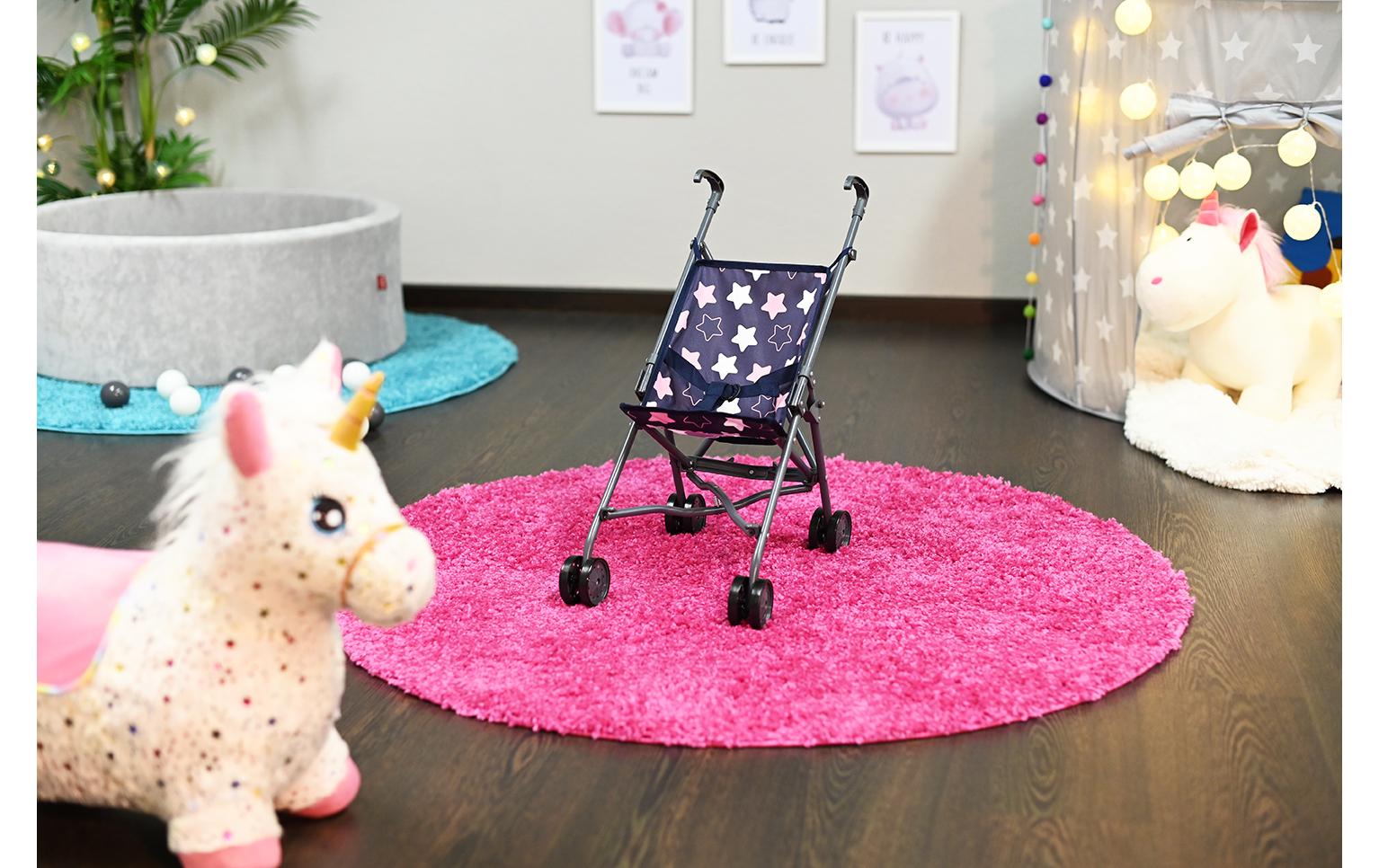 Knorrtoys Puppenbuggy Sim Star Blue Pink