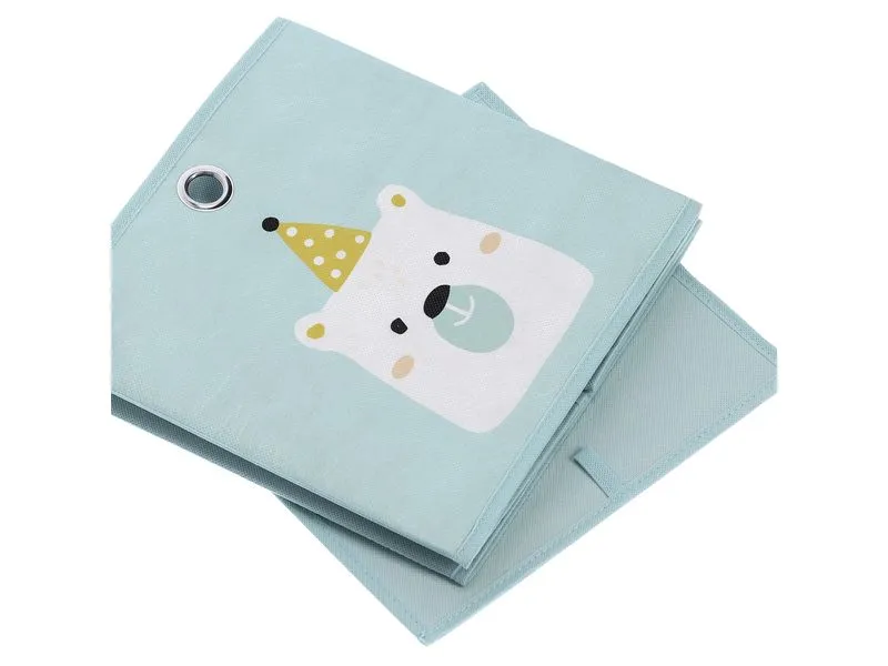 Zeller Present Spielzeugbox Icebear Mint 28 x 28 x 28 cm Zeller Present Spielzeugbox Icebear Mint 28 x 28 x 28 cm