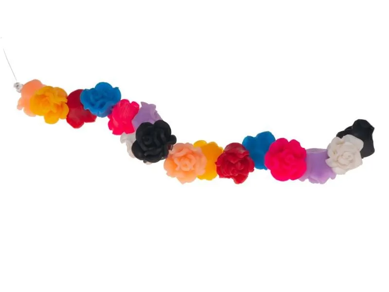 Creativ Company Perlen Rosen aus Ton, 16 x 10 mm, 16 sort. Creativ Company Perlen Rosen aus Ton, 16 x 10 mm, 16 sort.