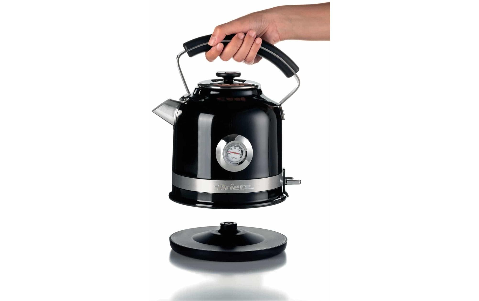 Ariete Wasserkocher Moderna 1.5 l, Schwarz