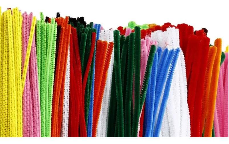 Creativ Company Chenilledraht 4, 6, 9 mm, diverse Farben, 700 Stück