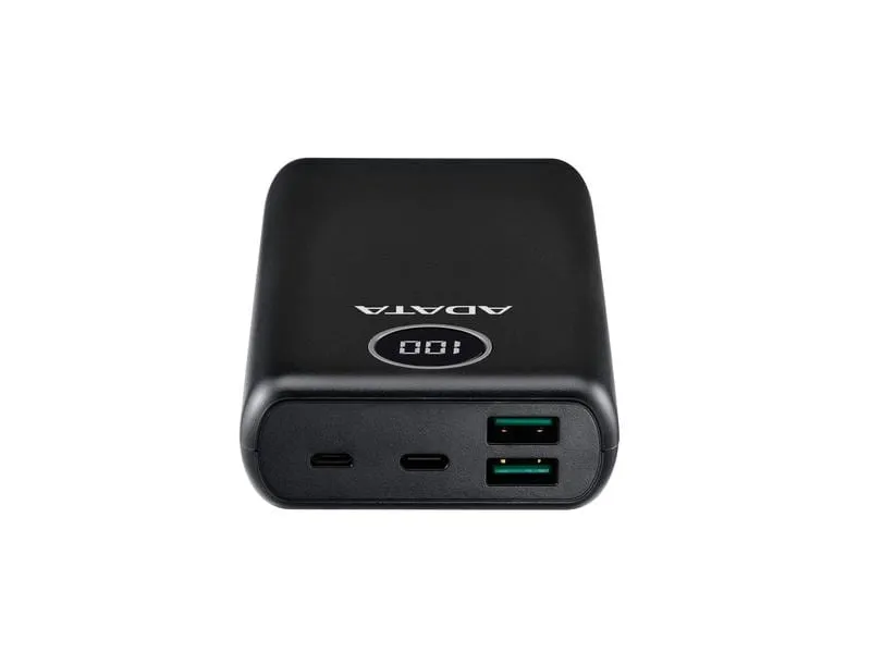 ADATA Powerbank P20000QCD (20000 mAh, USB-A, USB-C, Display) ADATA Powerbank P20000QCD (20000 mAh, USB-A, USB-C, Display)