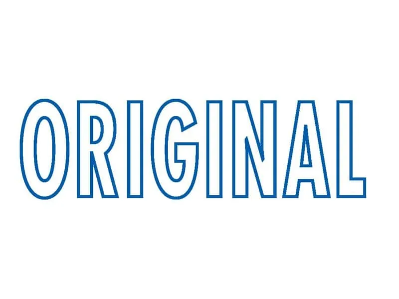 Colop Wort- und Datumsstempel Green Line «ORIGINAL», Blau Colop Wort- und Datumsstempel Green Line «ORIGINAL», Blau