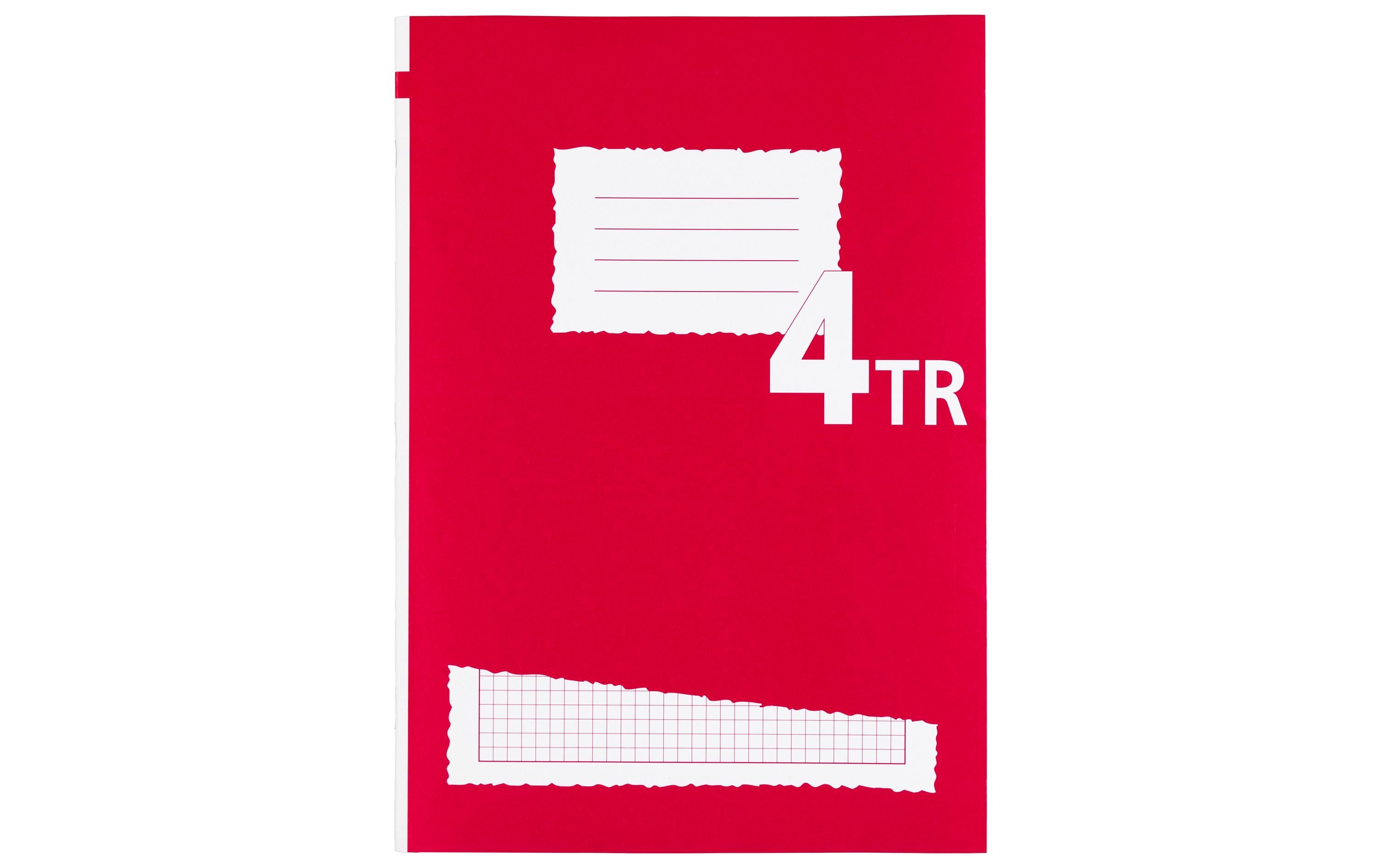 Office Focus Schulheft FSC A4, Kariert, Rot, 10 Stück