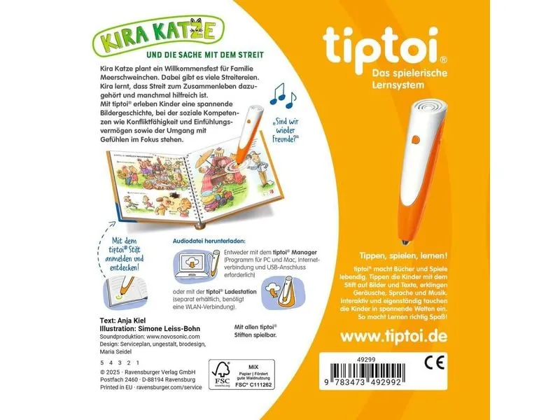 tiptoi Lernbuch Kira Katze und die Sache mit dem Streit