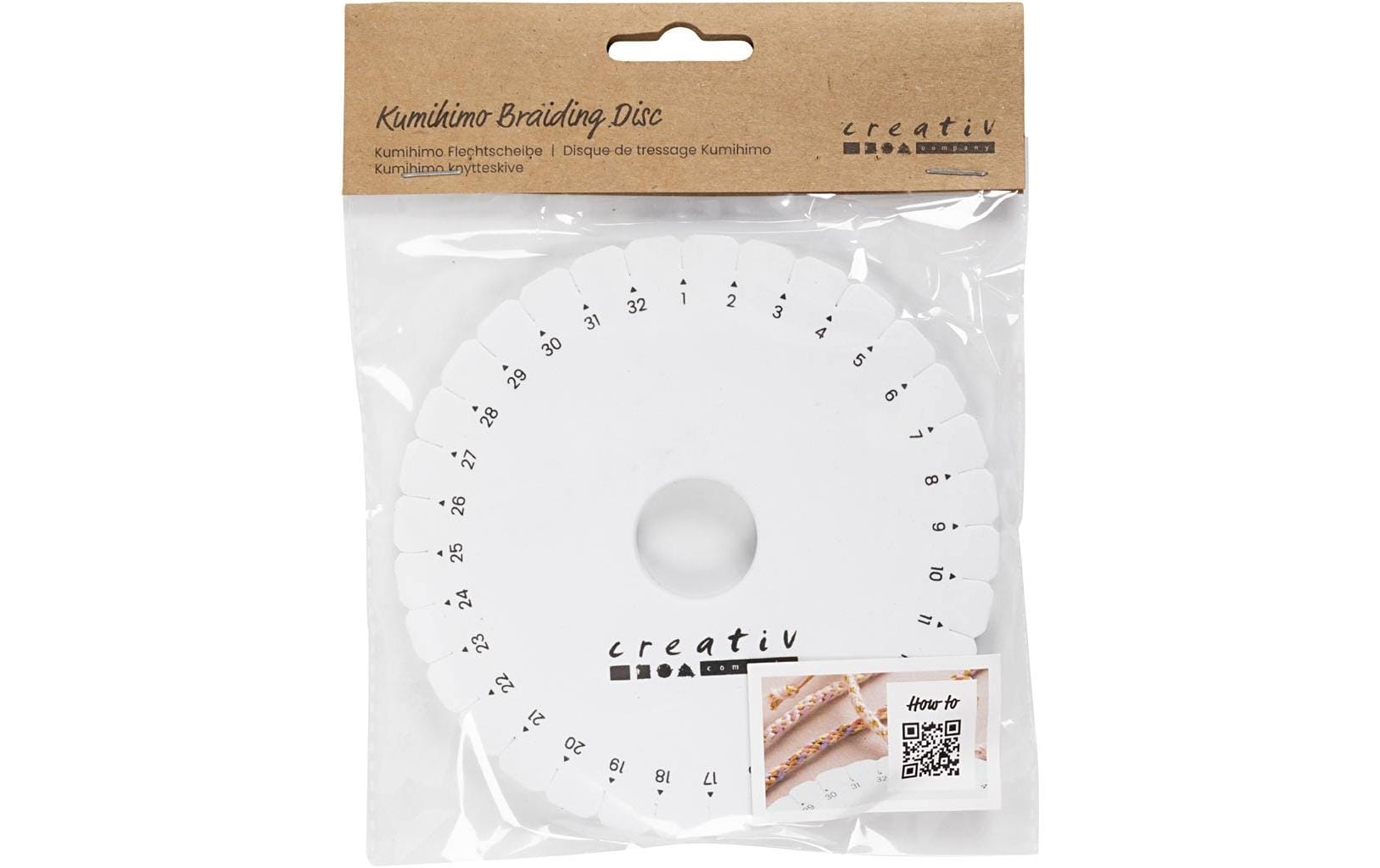 Creativ Company Flechtscheibe Flechtscheibe Kumihimo Creativ Company Flechtscheibe Flechtscheibe Kumihimo