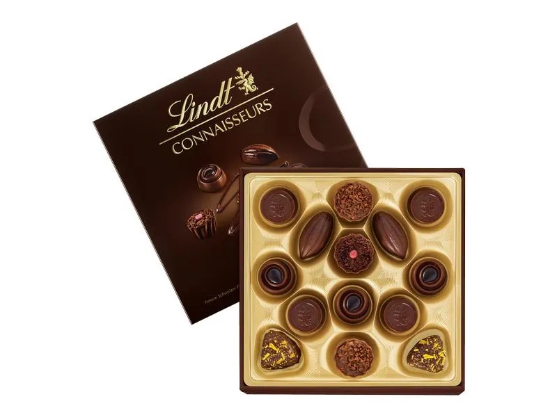 Lindt Schokoladen-Pralinen Connaisseurs Collection Noire 140 g