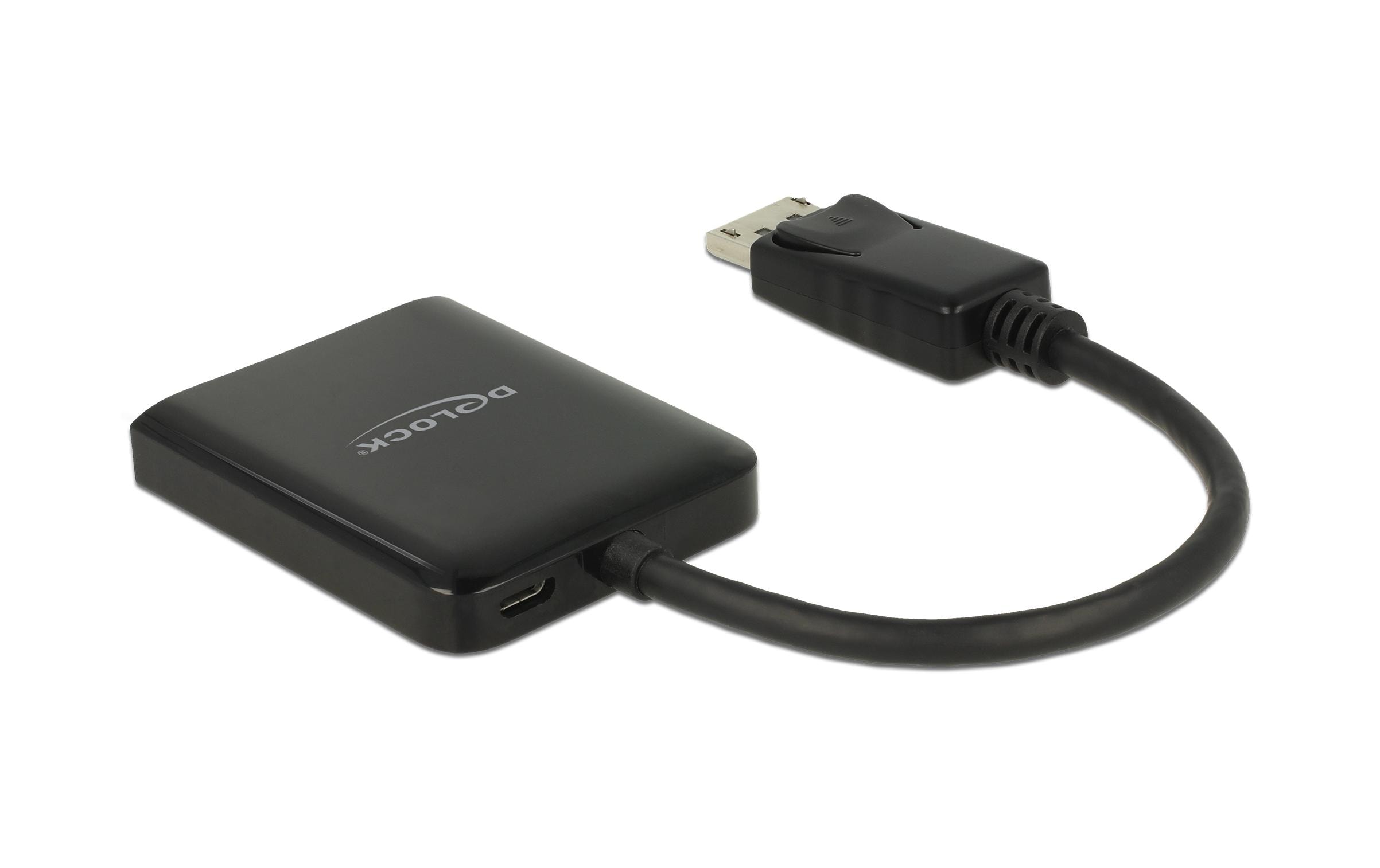 Delock 2-Port Signalsplitter DisplayPort, MST support
