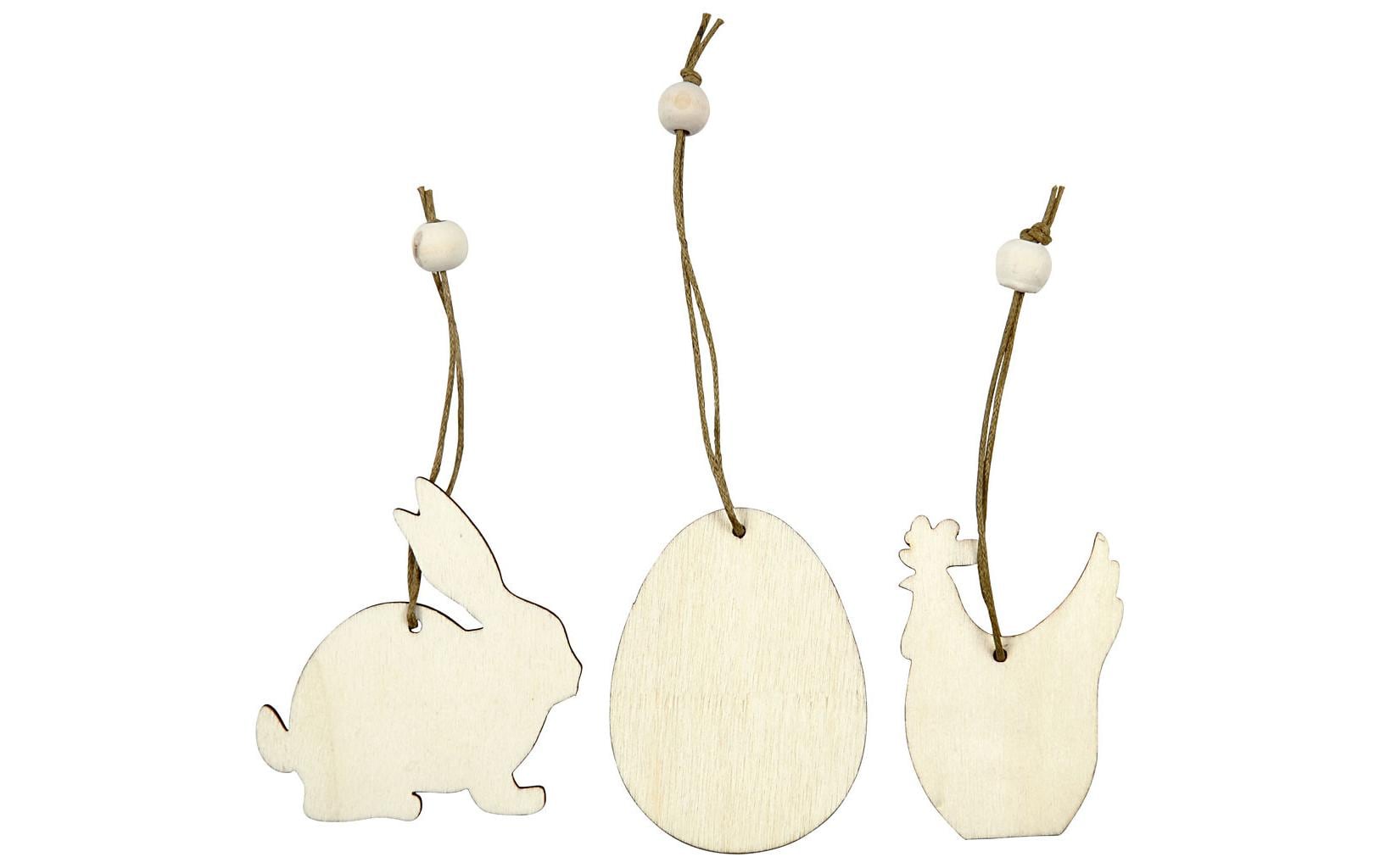 Creativ Company Aufhänger 9 Stück, Nature