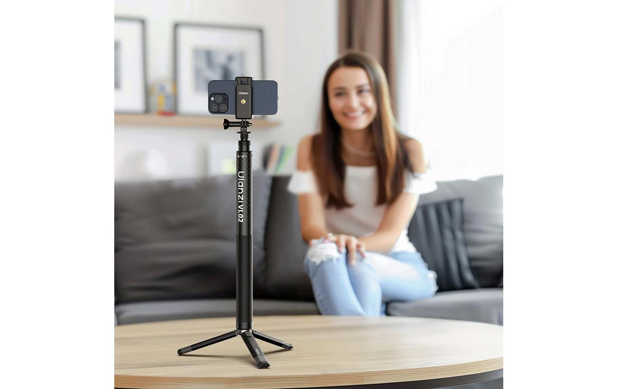 Ulanzi VL02 Selfie Stick aus Karbon, 2.7m
