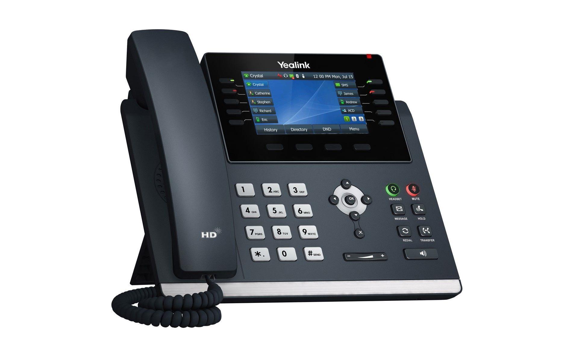 Yealink Tischtelefon SIP T4 (U) Series T44U POE Advanced Grau Yealink Tischtelefon SIP T4 (U) Series T44U POE Advanced Grau