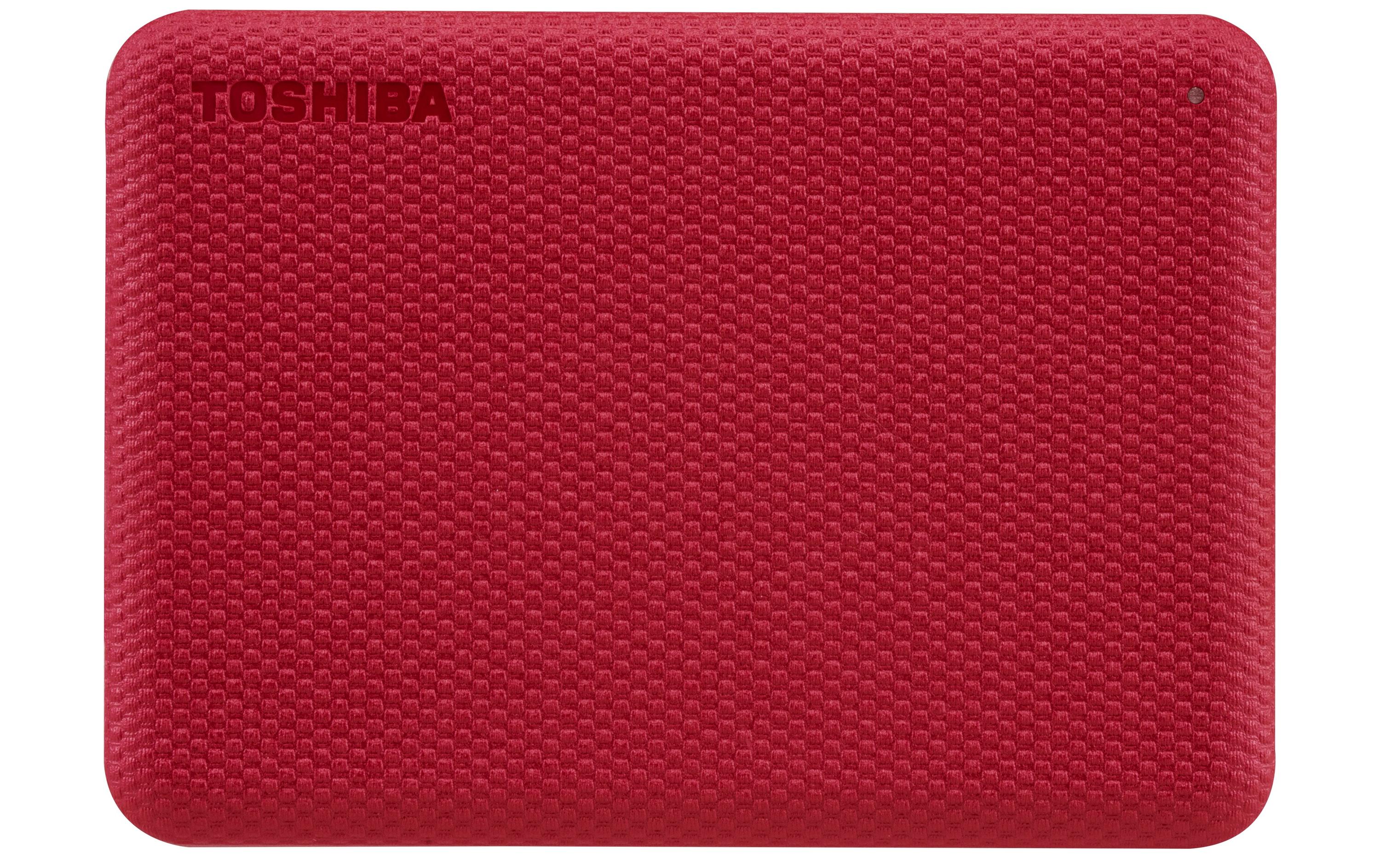 Toshiba Externe Festplatte Canvio Advance 1 TB, Rot