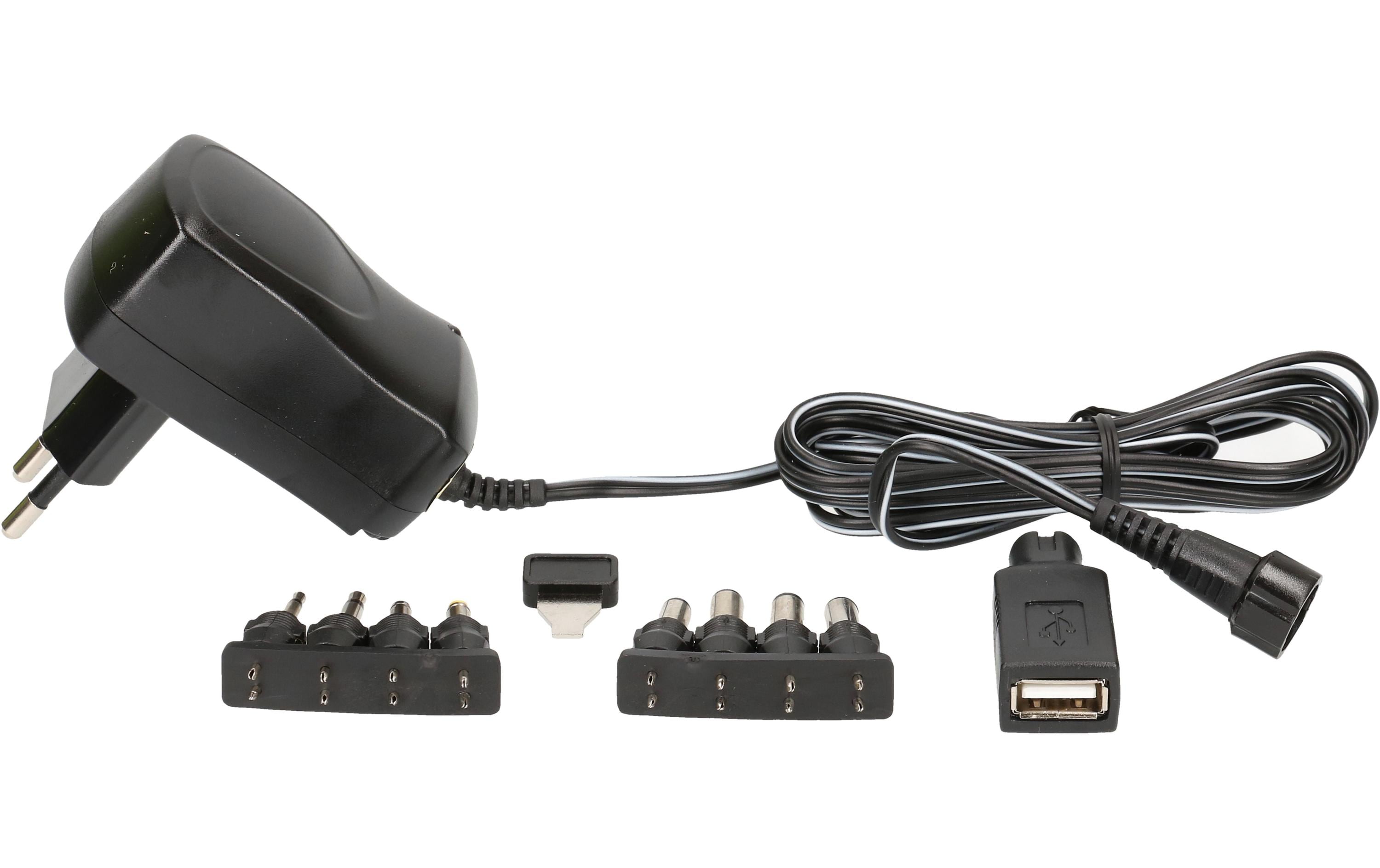 Max Hauri Steckernetzteil Universal 10 W, 3 - 12 V, 600 mA