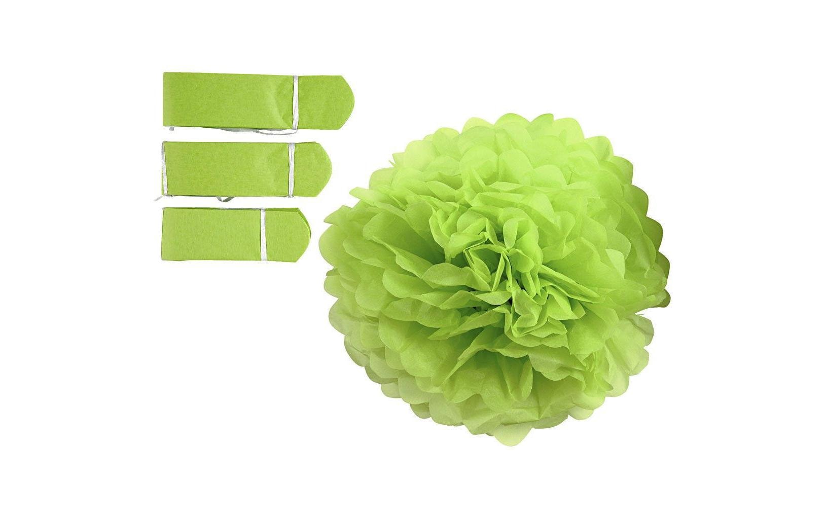 Creativ Company Pompons 20 + 24 + 30 cm 3 Stück, Grün Creativ Company Pompons 20 + 24 + 30 cm 3 Stück, Grün