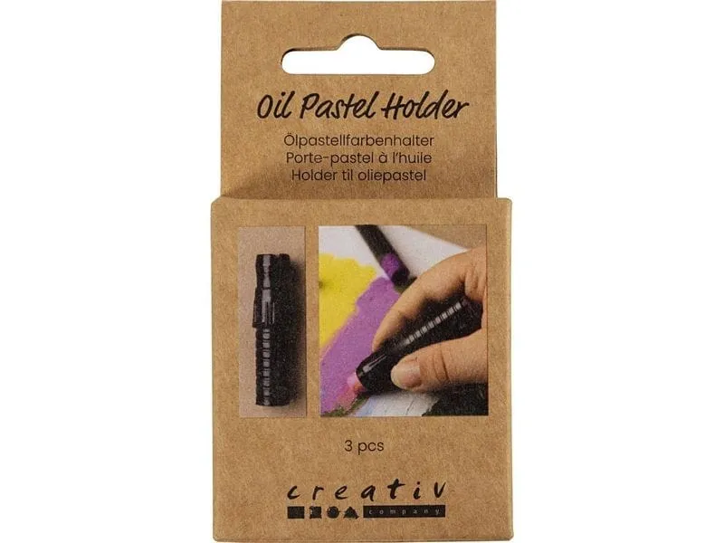 Creativ Company Ölfarbenhalter Set Schwarz, 7 cm Creativ Company Ölfarbenhalter Set Schwarz, 7 cm